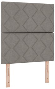 vidaXL Κρεβάτι Box Spring με Στρώμα Ταμπά 80x200 εκ. Ύφασμα