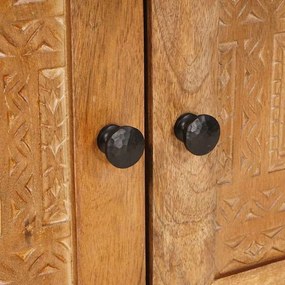 vidaXL Κομοδίνο Ανοιχτό καφέ 50 x 33 x 60 εκ Μασίφ ξύλο ακακίας