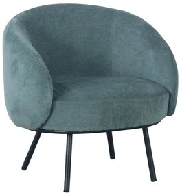 Πολυθρόνα Malu 01-3233 74x68x74cm Light Green-Black