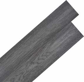vidaXL Πλάκες Δαπέδου 18 pcs Μαύρο και Λευκό 2,51 m² PVC