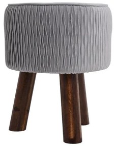 Σκαμπό SV1/3RA Fylliana Γκρί 28x28x34 εκ. 28x28x34 εκ.