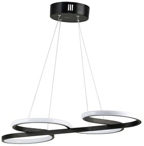 Φωτιστικό Οροφής - Ράγα Swing 166PRG1182 70x37x80cm Led 40-60W 4000K Black Opviq