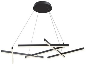 Κρεμαστό Φωτιστικό Οροφής Line MOD016PL-L75 LED 75W Maytoni-MOD016PL-L75B-Μαύρο MOD016PL-L75B
