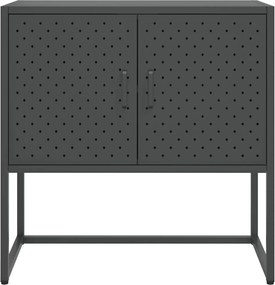vidaXL Μπουφές Ανθρακί 75 x 35 x 75 εκ. από Ατσάλι