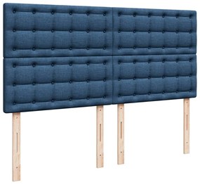 ΚΡΕΒΑΤΙ BOXSPRING ΜΕ ΣΤΡΩΜΑ ΜΠΛΕ 180X200 ΕΚ. ΥΦΑΣΜΑΤΙΝΟ 3292155