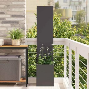 vidaXL Οθόνη Ιδιωτικότητας Κήπου Μαύρο 32 x 32 x 150 εκ