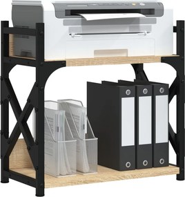 vidaXL Βάση Εκτυπωτή 2 Επιπέδων Sonoma Δρυς 40x20x40 εκ Επεξ. Ξύλο