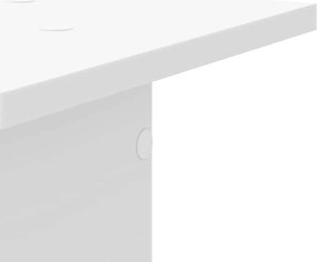 vidaXL Βάσεις Ηχείων 2 Τεμ. Λευκή 30x30x40 εκ. Επεξ. Ξύλο