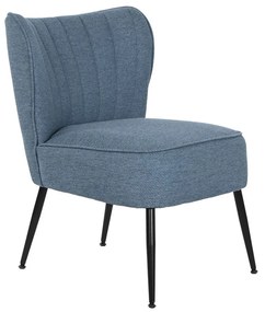 Πολυθρόνα DKD Home Decor Μπλε Μέταλλο 55 x 64 x 72,5 cm