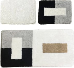 Acrylic Bathmat Set (3 Pieces) Roin Multicolor