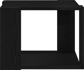 vidaXL Τραπεζάκι σαλονιού Μαύρη Οξυά 40 x 40 x 30 cm