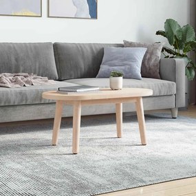 VidaXL Επιφάνεια Τραπεζιού Οβάλ 80x40x2,5 εκ. από Μασίφ Ξύλο Πεύκου