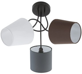 Φωτιστικό Οροφής Almeida 95192 Multi Eglo Metal, Fabric