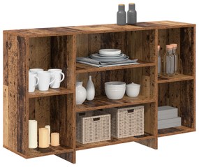 vidaXL Πλαϊνό γραφείο Παλαιό ξύλο 120 x 30 x 75 εκ Επεξεργασμένο ξύλο