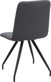 Σετ τραπεζαρία 5τμχ Rubes - Bianca Megapap χρώμα λευκό - γκρι Ø100x78εκ.