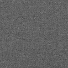 vidaXL Ανάκλιντρο Σκούρο Γκρι Υφασμάτινο με Μαξιλάρια
