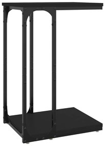 vidaXL Βοηθητικό Τραπέζι Μαύρο 40 x 30 x 60 εκ. από Επεξεργασμένο Ξύλο