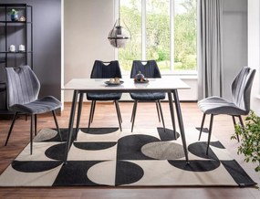 Καρέκλα Arco Velvet-Mauro (4) τεμάχια