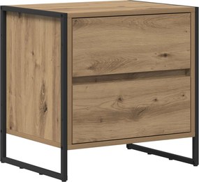 vidaXL Κομοδίνο 2 τμχ. Artisan Δρυς 50 x 39.5 x 50 εκ.