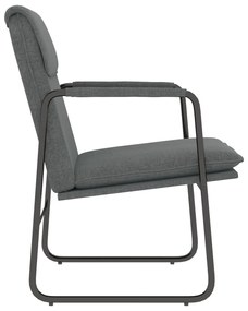 vidaXL Πολυθρόνα Σκούρο Γκρι 55 x 64 x 80 εκ. Υφασμάτινη