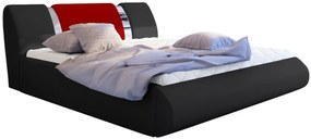 Επενδεδυμένο κρεβάτι Julius-160 x 200-Mauro-kokkino