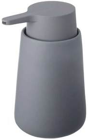 Δοχείο Κρεμοσάπουνου Fjord 02-19761 8,5x8,5x15cm 300ml Grey Estia Ceramic,Plastic