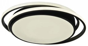 Φωτιστικό Οροφής - Πλαφονιέρα 42172 Led Dimmable Φ50cm 5460Lm 60W 3CCT Black Inlight