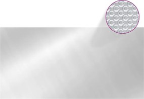vidaXL Κάλυμμα Πισίνας Ασημί 975 x 488 εκ. από Πολυαιθυλένιο