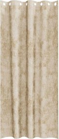 vidaXL Βελούδινες Κουρτίνες 2 pcs Κρεμ 260 x 140 εκ. Βελούδο