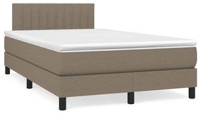 ΚΡΕΒΑΤΙ BOXSPRING ΜΕ ΣΤΡΩΜΑ TAUPE 120X190 ΕΚ. ΥΦΑΣΜΑΤΙΝΟ 3269741