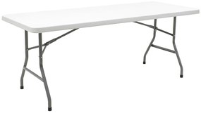 Τραπέζι catering-συνεδρίου Aprilia pakoworld λευκό μονοκόμματη επιφάνεια 183x76x74εκ Model: 142-000001