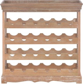 vidaXL Κάβα Κρασιών Καφέ 70 x 22,5 x 70,5 εκ. από MDF
