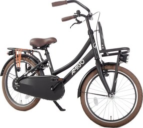 Sturdy 20 Inch 32 cm Girls Coaster Brake Matte black