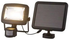 Ηλιακός Προβολέας LED 3W Μαύρο Ανιχνευτής Κίνησης ΙΡ44 37201S Globo Lighting-37201S-Μαύρο 37201S