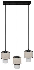 Ceiling Three-light Lamp Sonal Fylliana Beige 50x15x110 εκ.