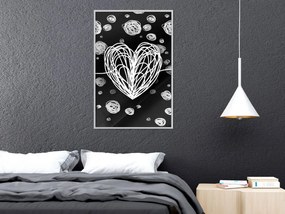 Αφίσα - Entangled Heart - 30x45 - Χρυσό - Χωρίς πασπαρτού