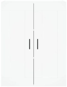 vidaXL Ντουλάπι Λευκό 69,5x34x180 εκ. από Επεξεργασμένο Ξύλο