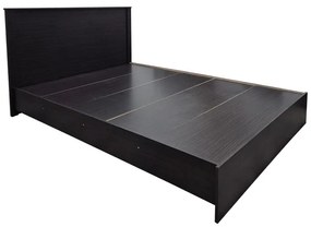 Κρεβάτι Athos pakoworld σε wenge απόχρωση 140x200εκ