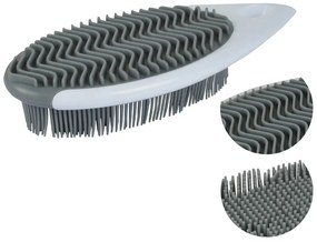 Βούρτσα Καθαρισμού Σιλικόνης L-C Anthracite MEN436