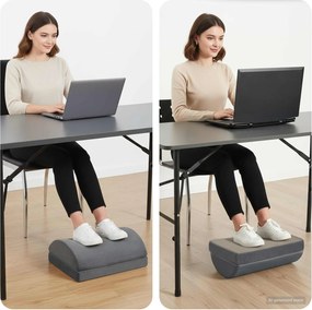 vidaXL 44 x 29 x 17 εκ. Σφιχτό PU Αφρός Γκρι