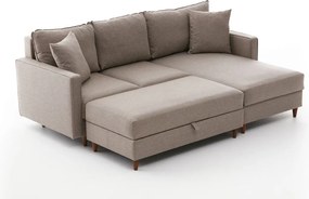 Corner Sofa Eva Right - Cream Cream