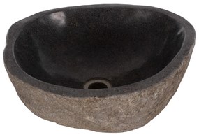 ΝΙΠΤΗΡΑΣ STONE SINK ΛΑΞΕΥΜΕΝΗ ΠΕΤΡΑ ΓΚΡΙ ΧΡΩΜΑ 40x40x20Yεκ.HM7807