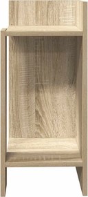 vidaXL Τραπεζάκια 2 τεμ. με ράφι Sonoma Δρυς 25,5x27x60 εκ.