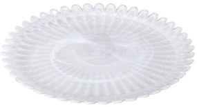 Πιατέλα Σερβιρίσματος Atlas DAC1734 33x33x2cm White Espiel Glass
