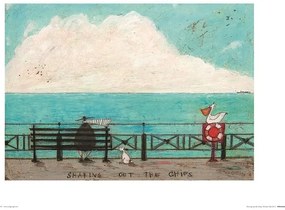 Εκτύπωση τέχνης Sam Toft - Sharing Out the Chips