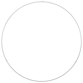 vidaXL Γλάστρα Κήπου Λευκό 80 x 80 x 20 cm Ατσάλι