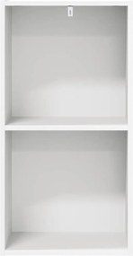 vidaXL Βιβλιοθήκη Λευκό 40x30x76,5 cm Ξύλινη κατασκευή
