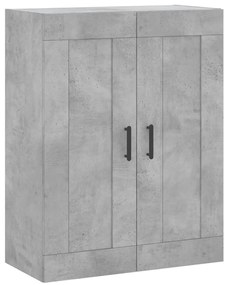vidaXL Ντουλάπι Γκρι Σκυροδέματος 69,5x34x180 εκ. Επεξεργασμένο Ξύλο
