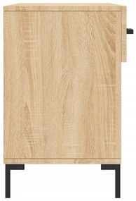 vidaXL Παπουτσοθήκη Sonoma Δρυς 102x35x55 εκ. από Επεξεργασμένο Ξύλο