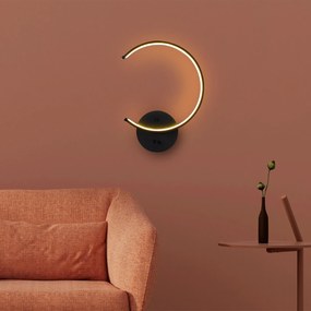 Wall Lamp Moon - 13328 Black